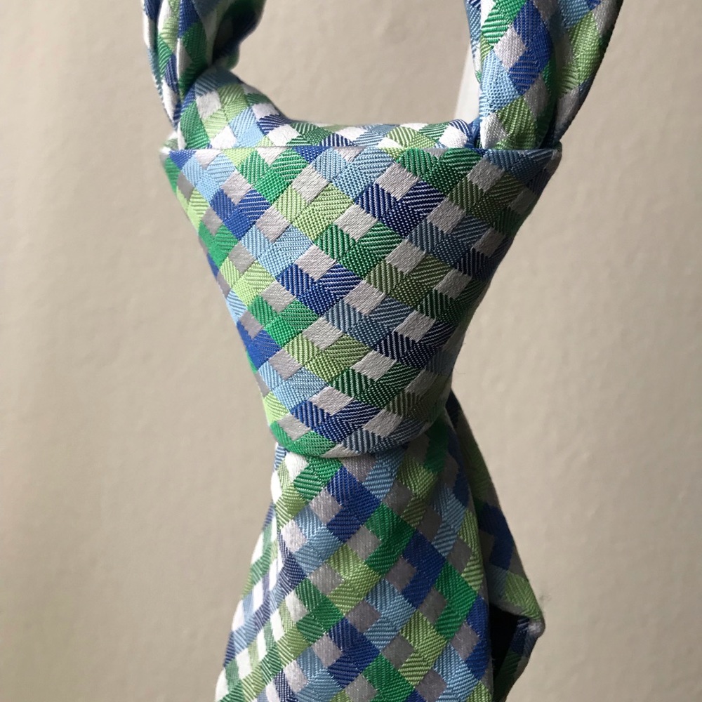 Express Plaid Multi-Colored Tie - image 2